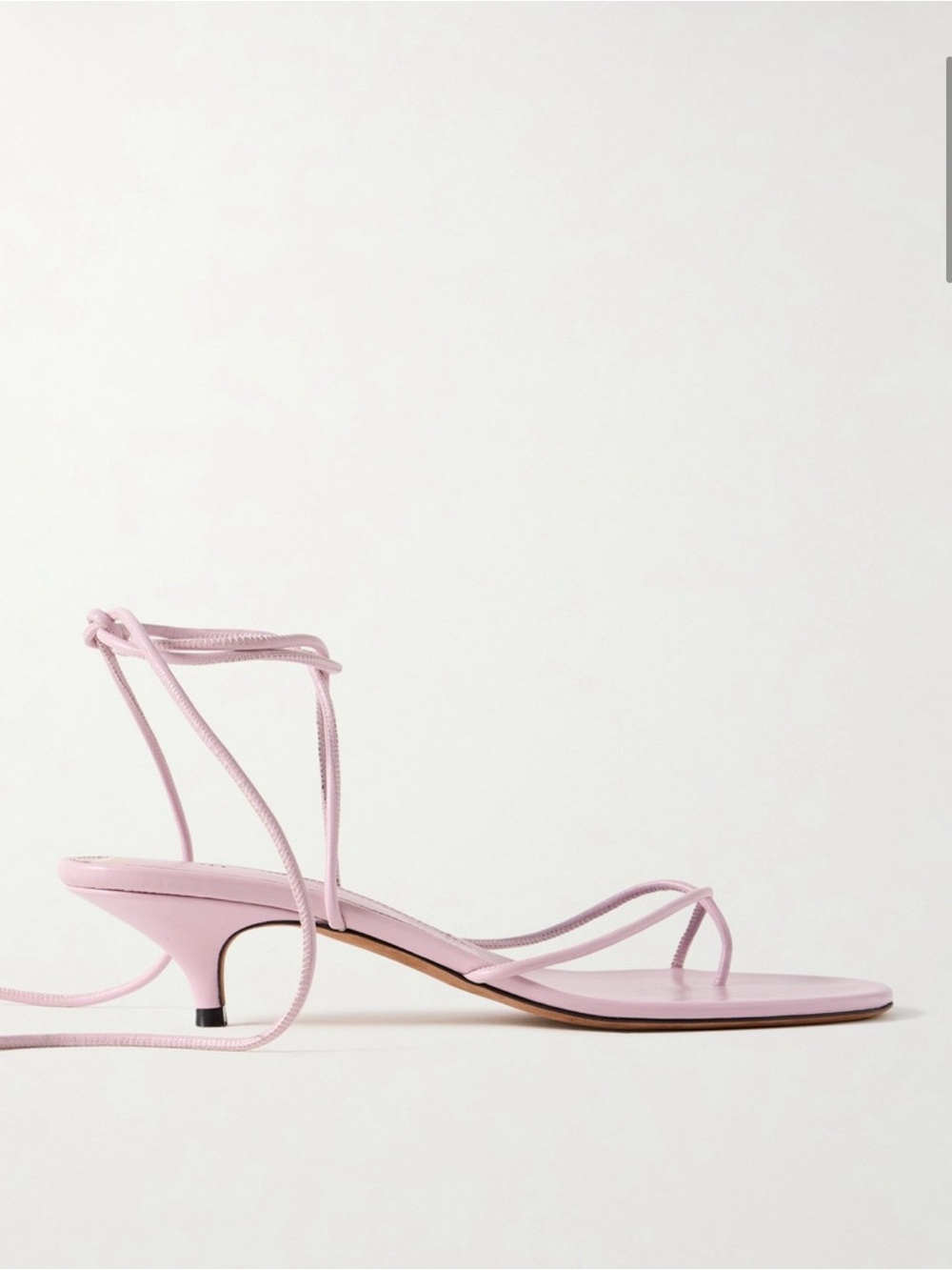 Proenza Schouler Slash Tie Leather Sandals - Lilac - Size 8.5 - Never worn!